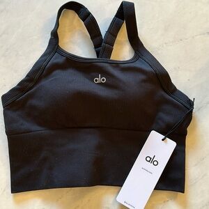 NWT Alo Seamless Ribbed Favorite Bra Tank